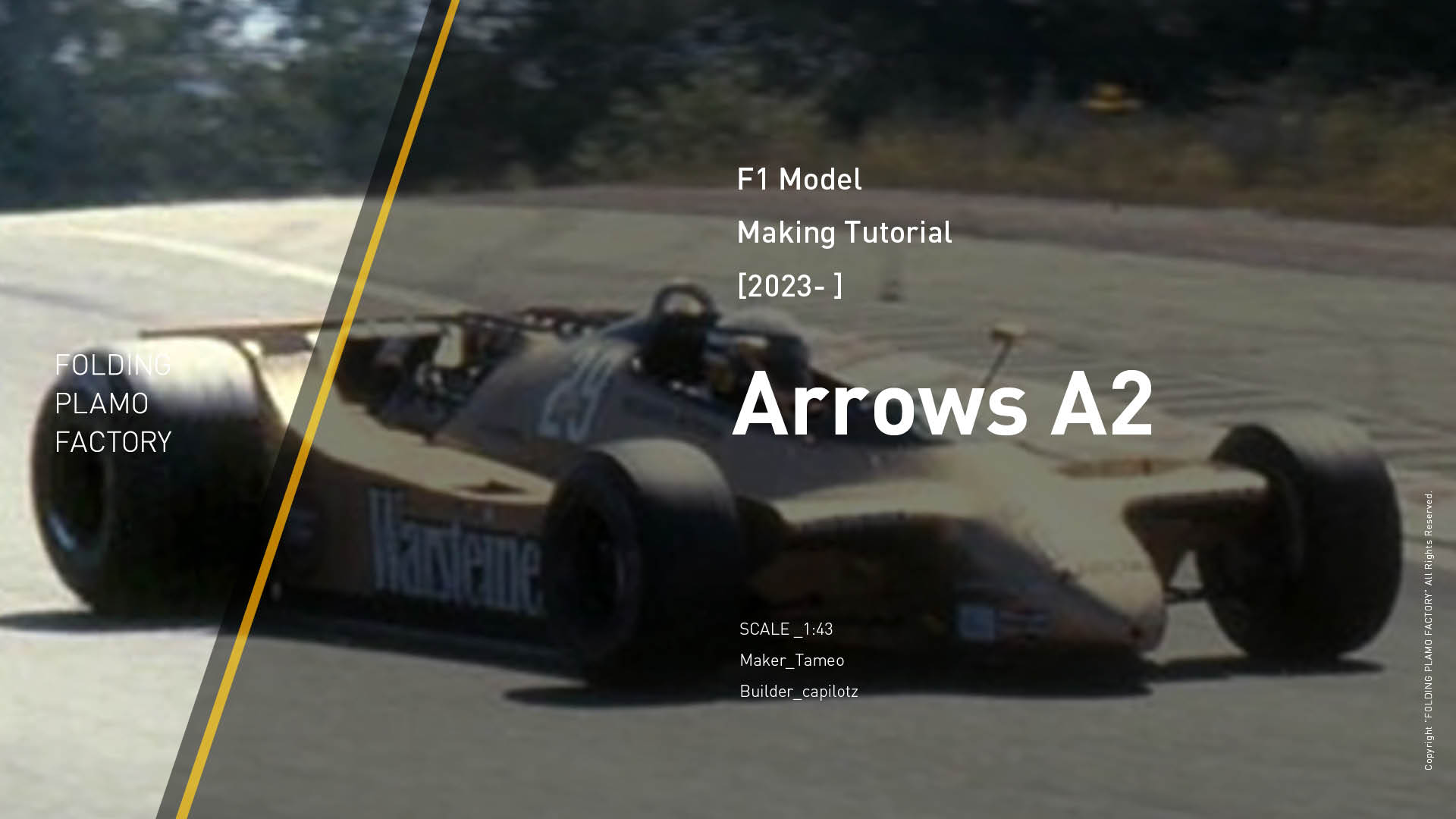 Building the Tameo SLK072 Arrows A2 No.1 | FPF |